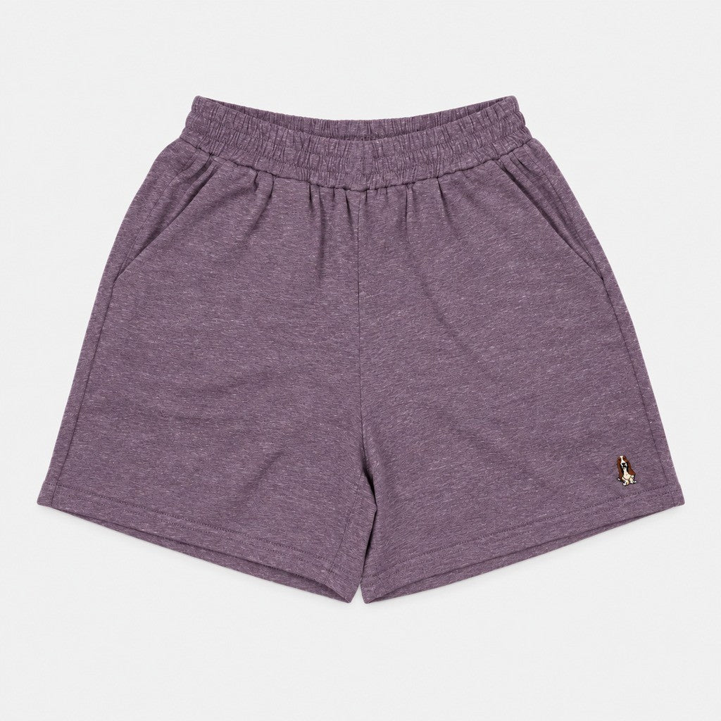 Ladies' Easy Shorts Melange | 100% Cotton | HLM509844