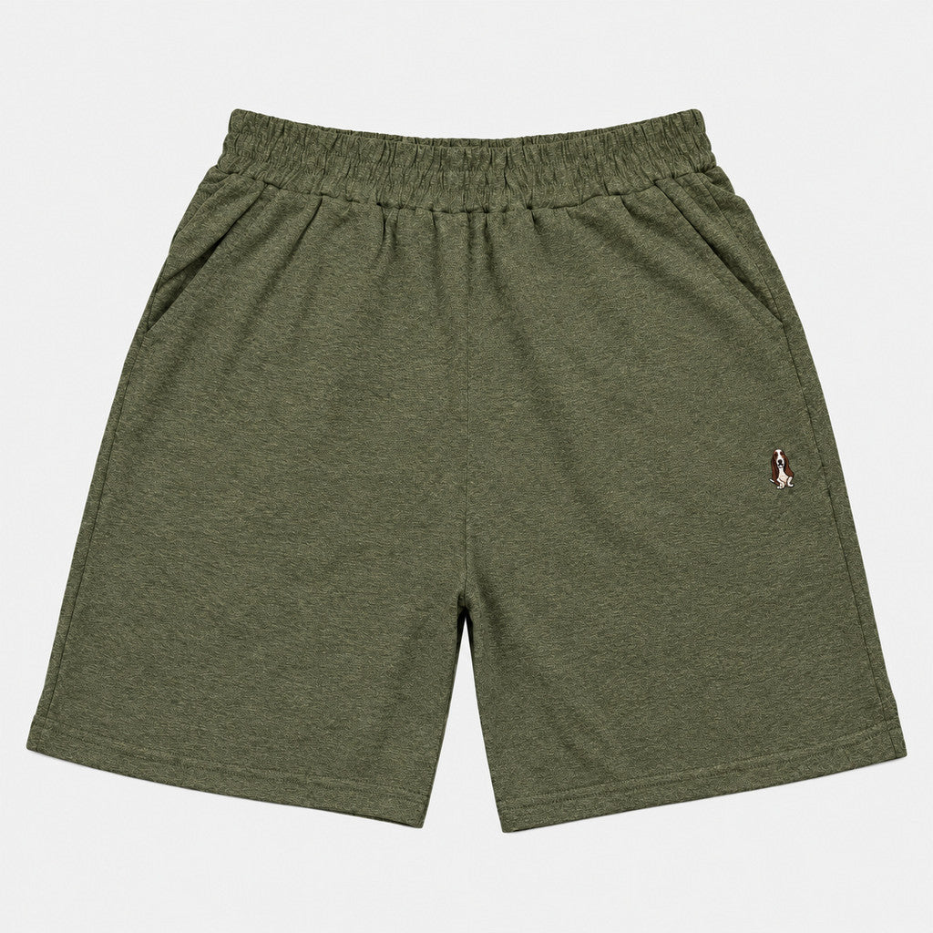 Men's Knit Easy Shorts Melange | Cotton Mixed | HMM601060