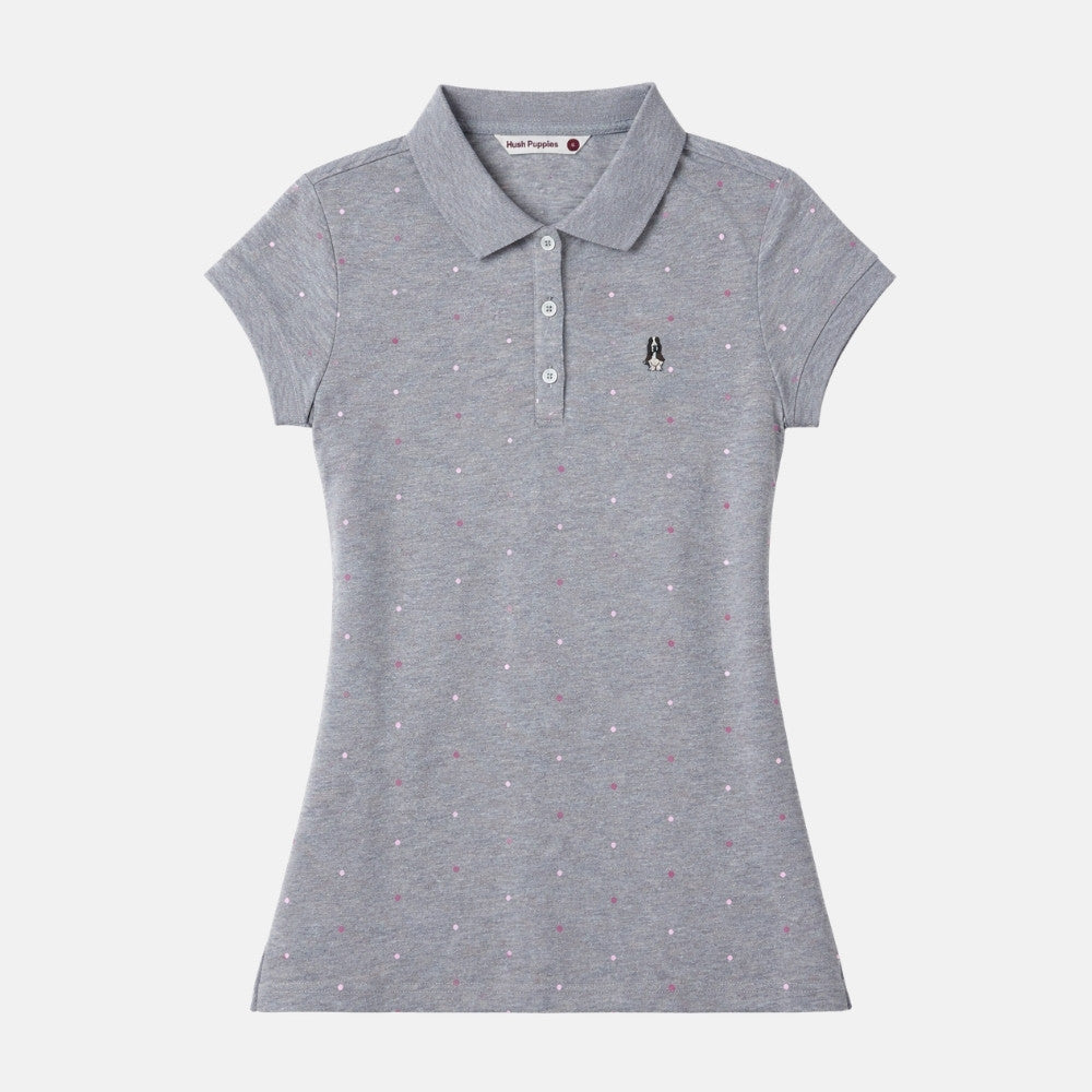 Ladies' Full Print Polo Dots | 100% Pique Cotton | HLP559725