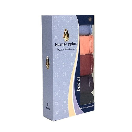 Cotton Spandex Mini 5pcs Ladies Panties HLU008879