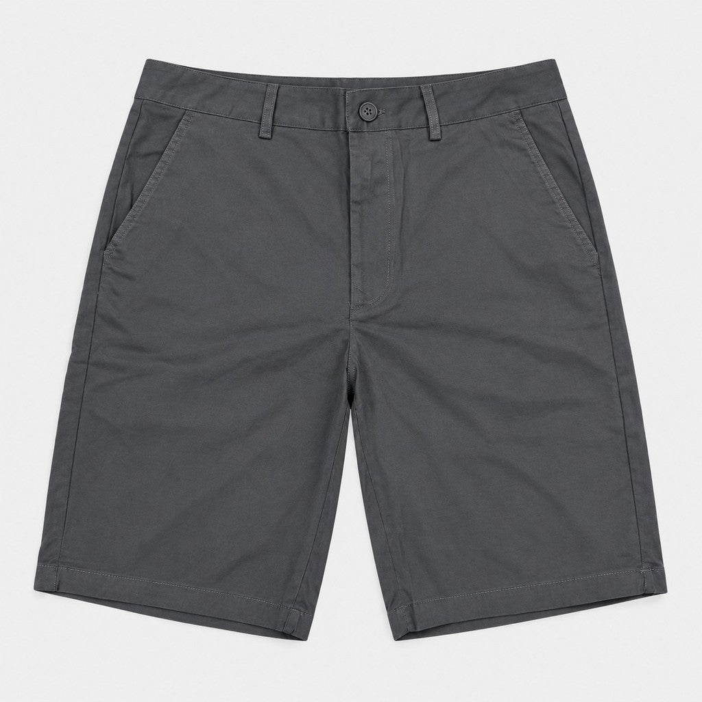 Men's Woven Bermuda Shorts with Slant Pockets | 100% Cotton | HMM651052