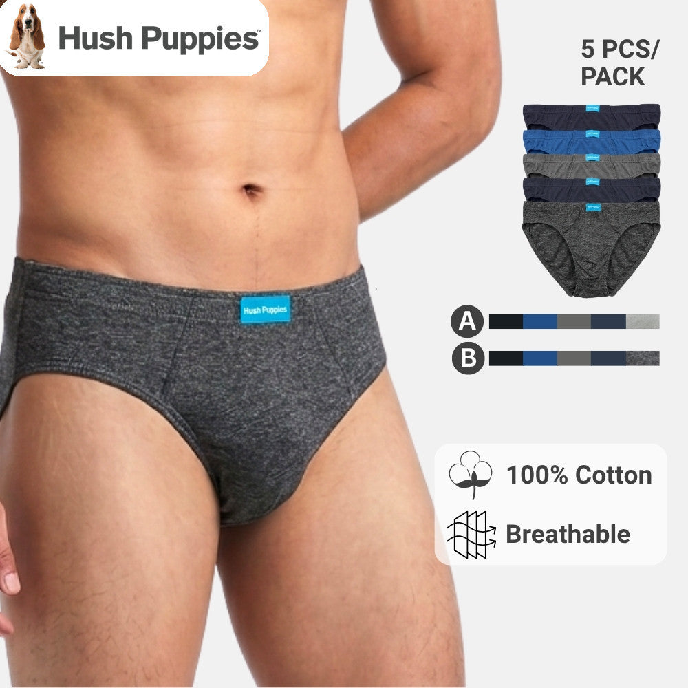 5pcs Men's Briefs | Cotton Jersey | Low Rise Mini | HMB679424