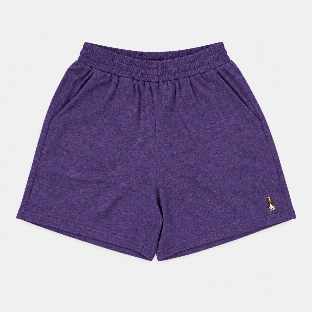 Ladies' Easy Shorts Melange | 100% Cotton | HLM509844