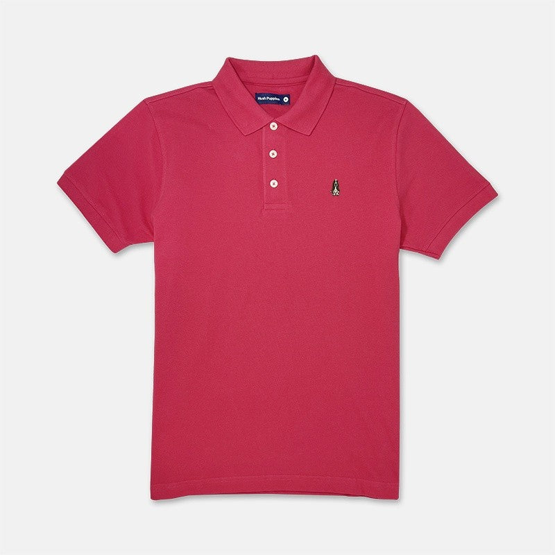 Men's Basic Polo Tee With Embroidery | Cotton | HMP601363