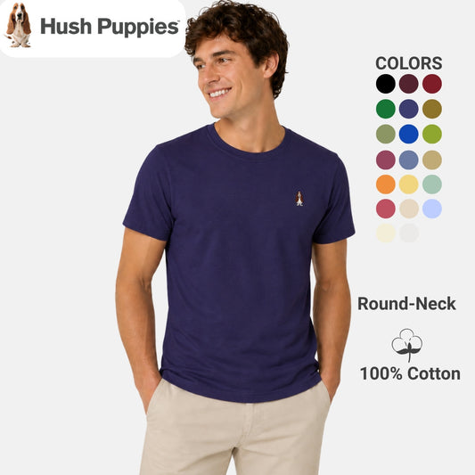 Men's Round-Neck Tee | 100% Cotton | HMT409416