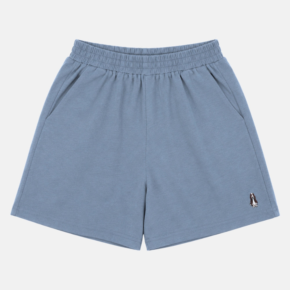Ladies' Easy Shorts Solid | 100% Cotton | HLM609867