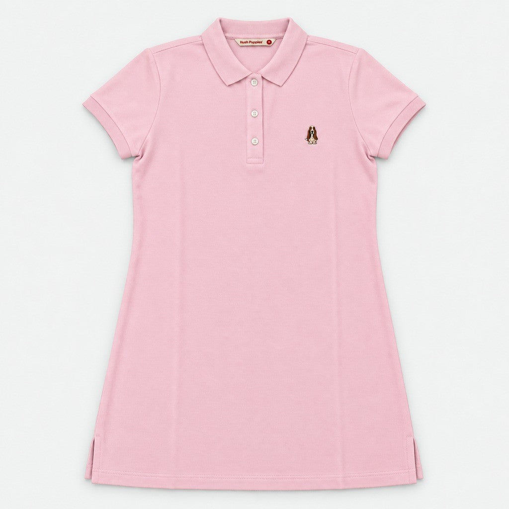 Women's Relaxed Polo Dress | Cotton Blend | HLD651050