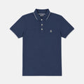 Men's Jacquard Collar Active Polo | Cotton | HMP639885