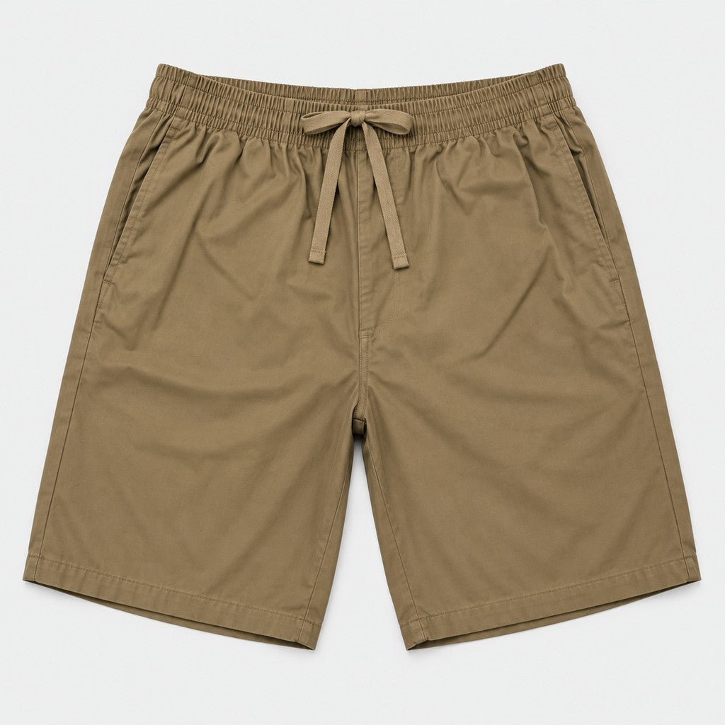 Men's Woven Easy Shorts with Drawcord Waist | 100% Cotton | HMM651019