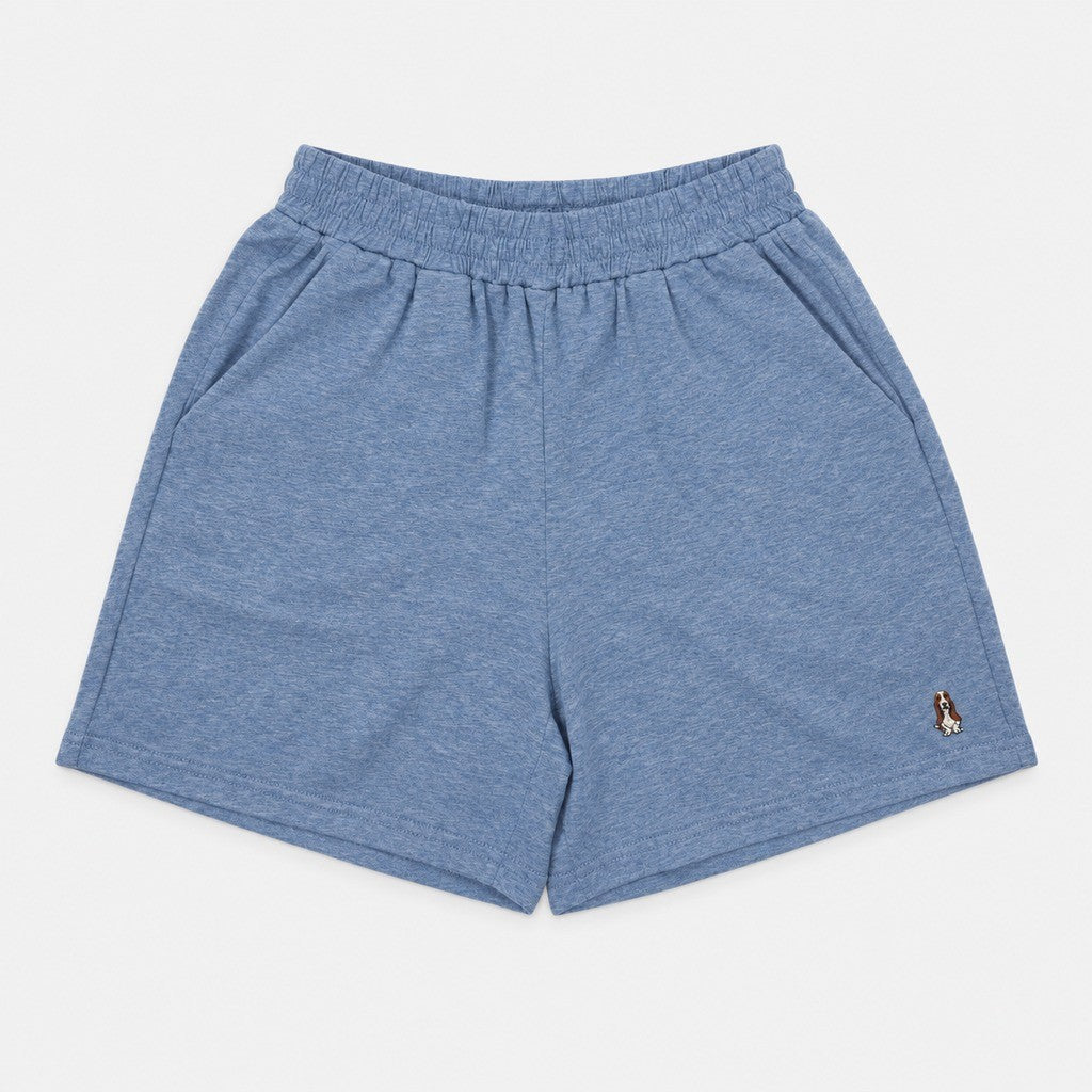 Ladies' Easy Shorts Melange | 100% Cotton | HLM509844