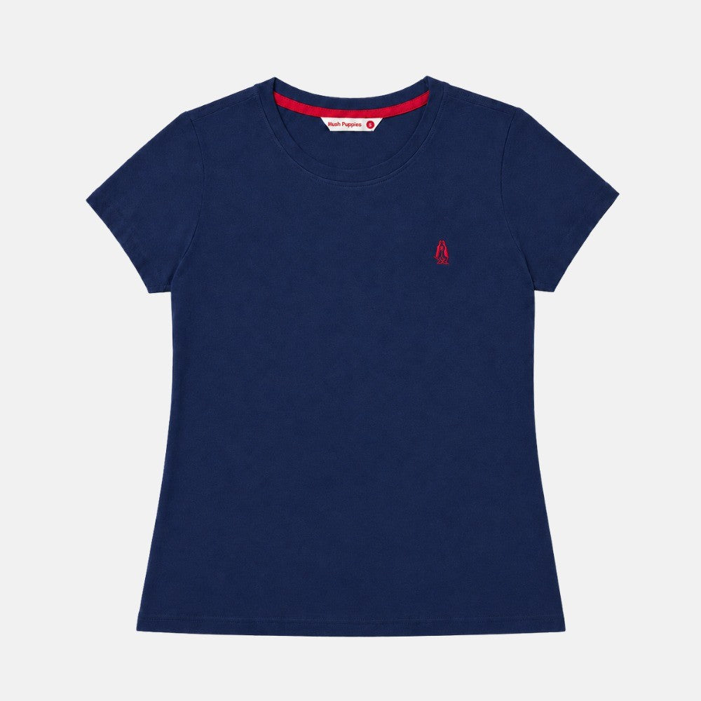 Women's Round Neck Basic Tee | 100% Cotton | HLT619865