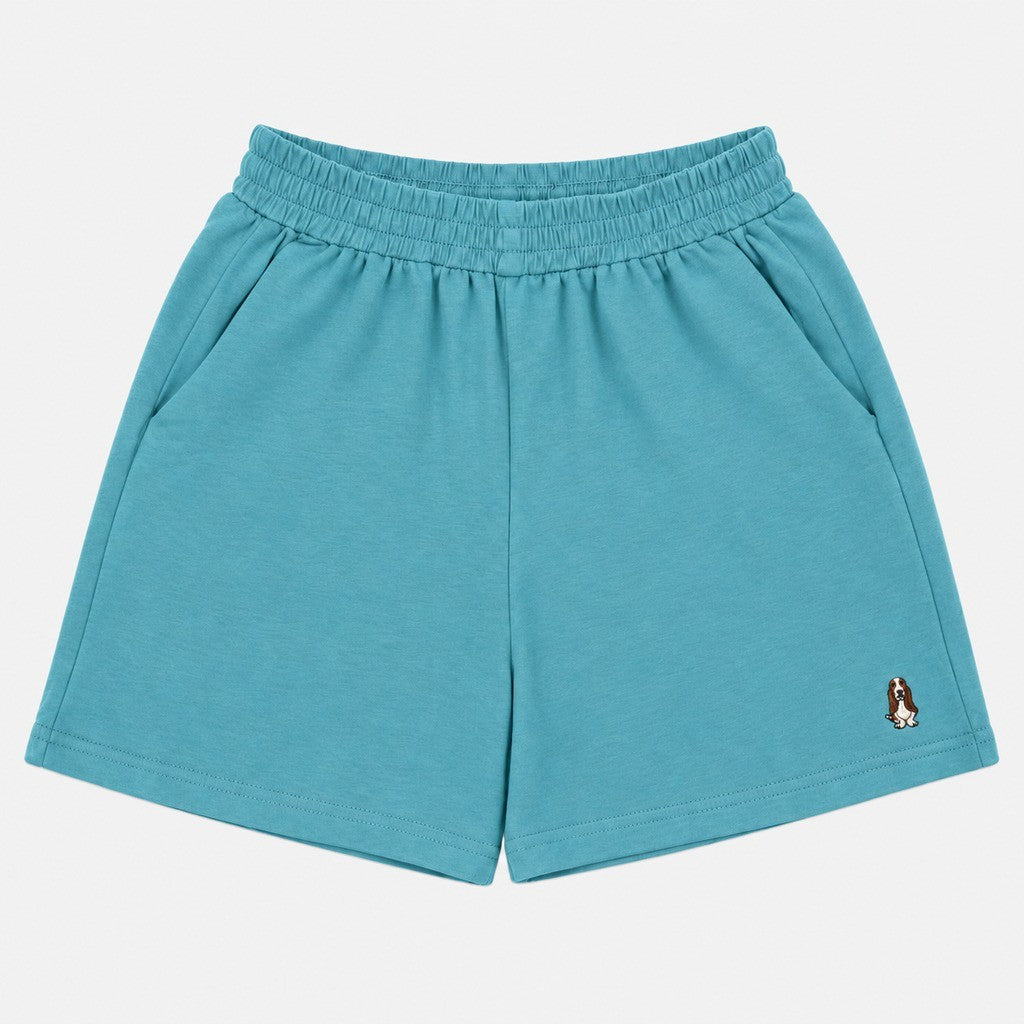 Ladies' Easy Shorts Solid | 100% Cotton | HLM609867