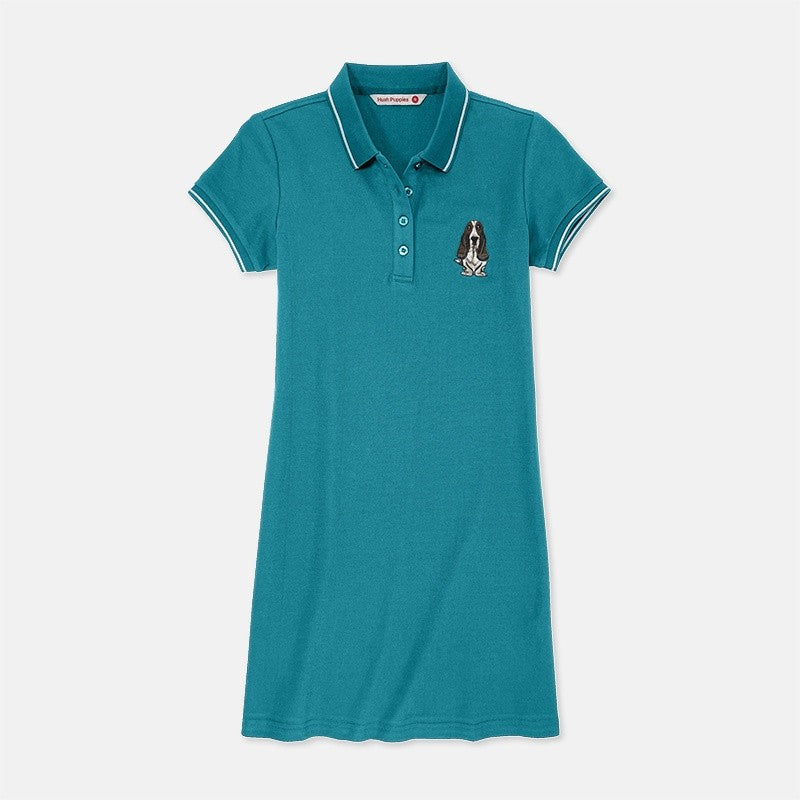 Ladies Polo Dress with Big Dog Pique | Cotton | HLD278467