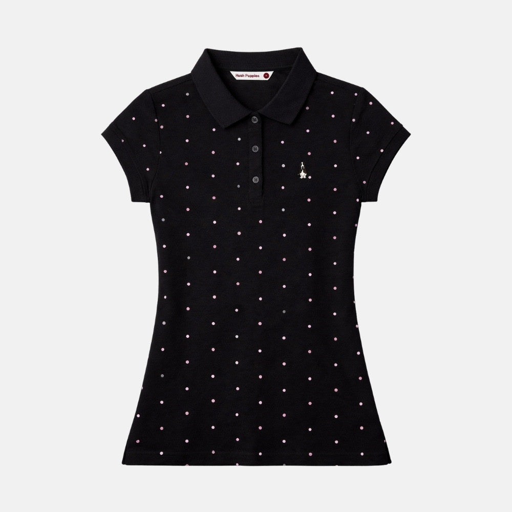 Ladies' Full Print Polo Dots | 100% Pique Cotton | HLP559725