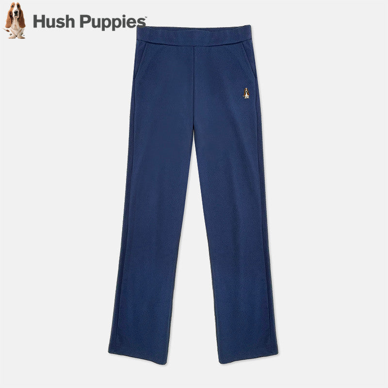 Ladies' Terry Yoga Pants With Logo Embroidery | Cotton Spandex | HLJ338519