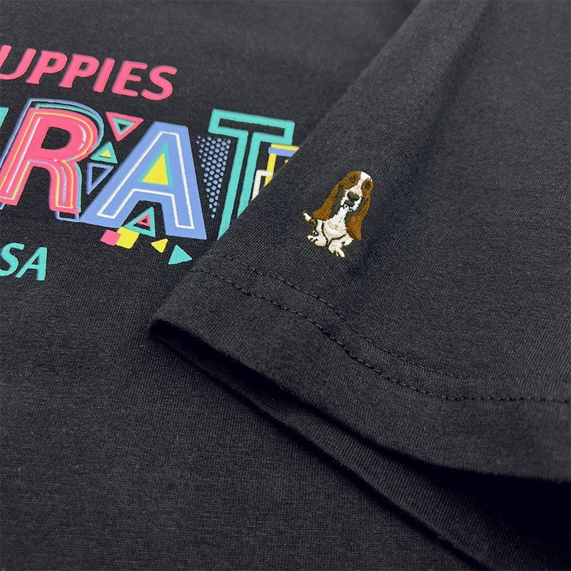 Men's Round Neck Couple Graphic Tee | 100% Cotton | HMT368804