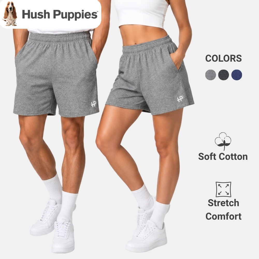 Unisex Active Shorts Melange | Cotton Mixed | HMM639897