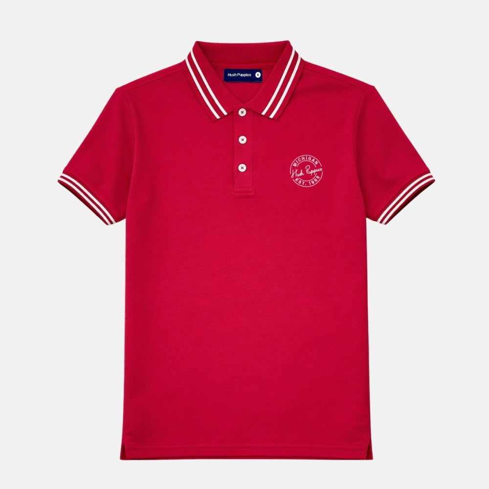 Men's Regular Fit Fashion Polo | Cotton | HMP579796