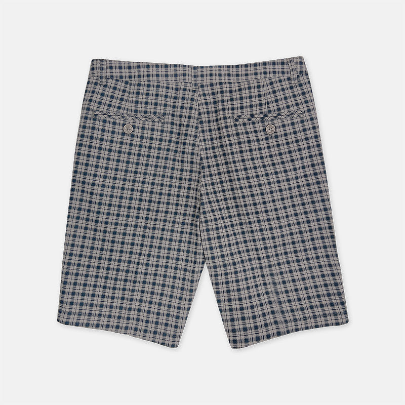 Men's Woven Printed Bermuda | 100% Cotton Twill | HMM278345