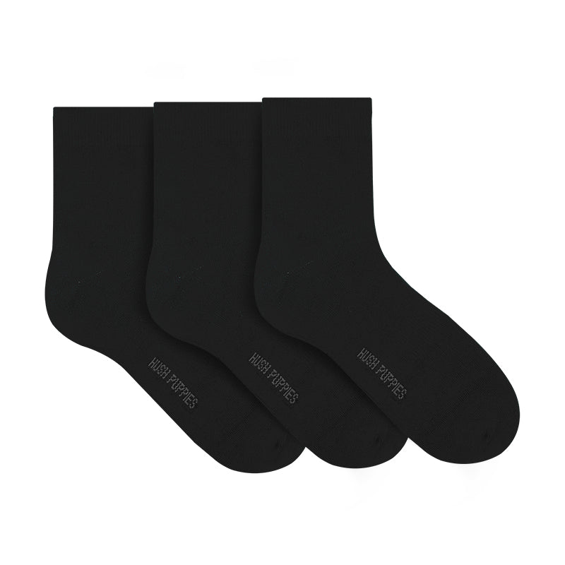 3prs Men Quarter Length Socks | Cotton Elastane | 13133236224