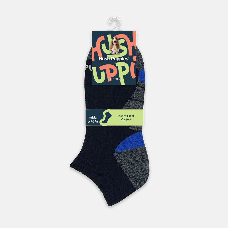 3prs Men Sporty Half Terry Ankle Socks | HMS479559