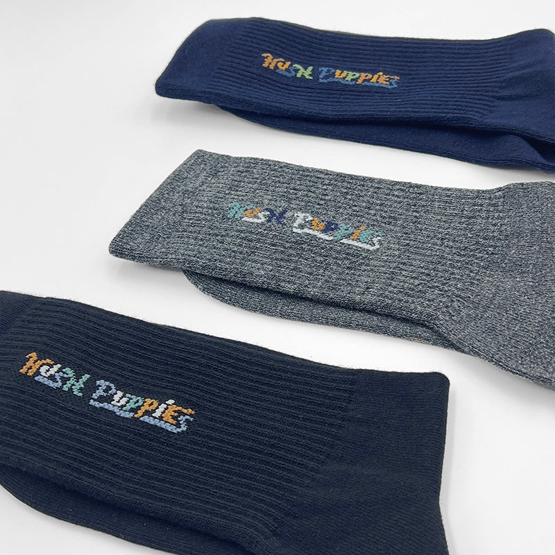 3prs Men Full Print Full Length Socks | Cotton Spandex | HMS479555