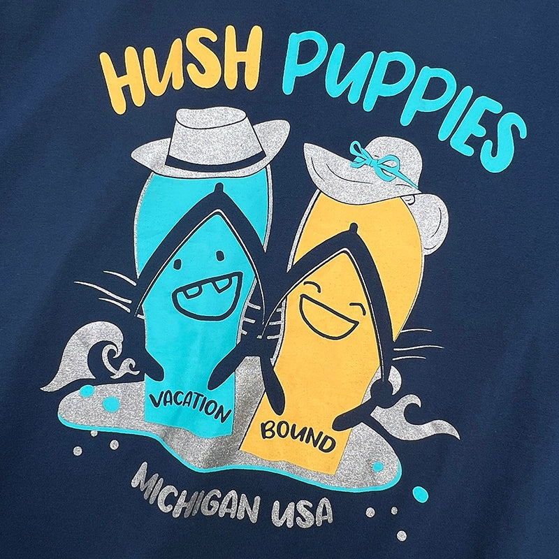 Men's Round Neck Couple Graphic Tee | Cotton Mixed | HMT358764