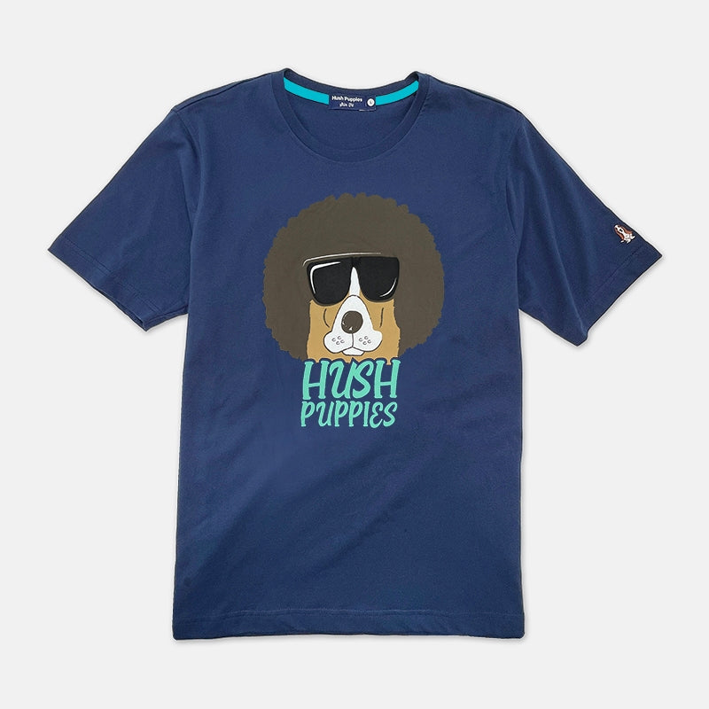 Men's Round Neck Family Graphic Tee | Cotton Mixed | HMT368802