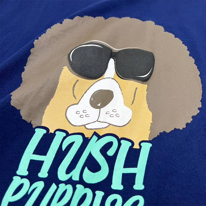 Men's Round Neck Family Graphic Tee | Cotton Mixed | HMT368802