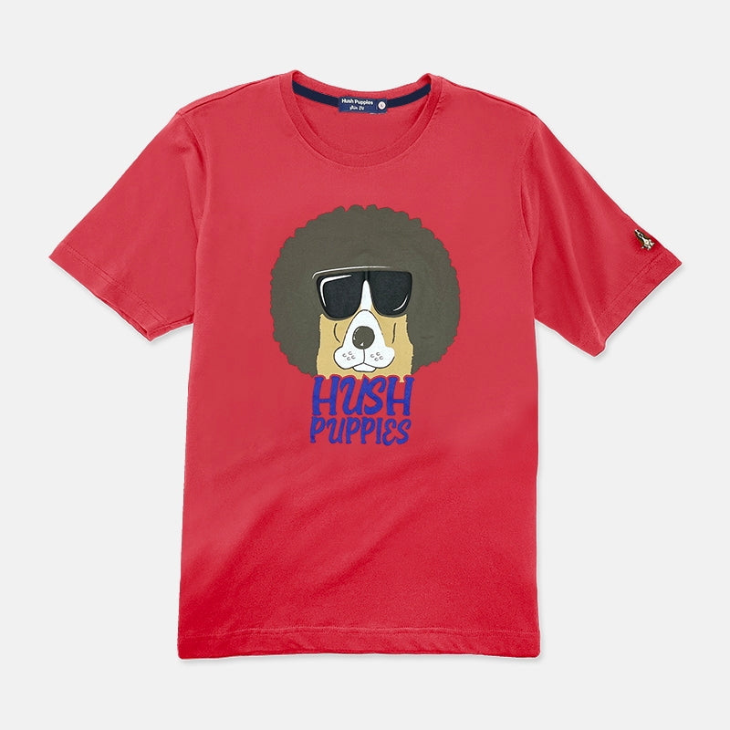 Men's Round Neck Family Graphic Tee | Cotton Mixed | HMT368802