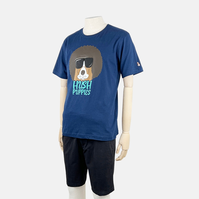Men's Round Neck Family Graphic Tee | Cotton Mixed | HMT368802