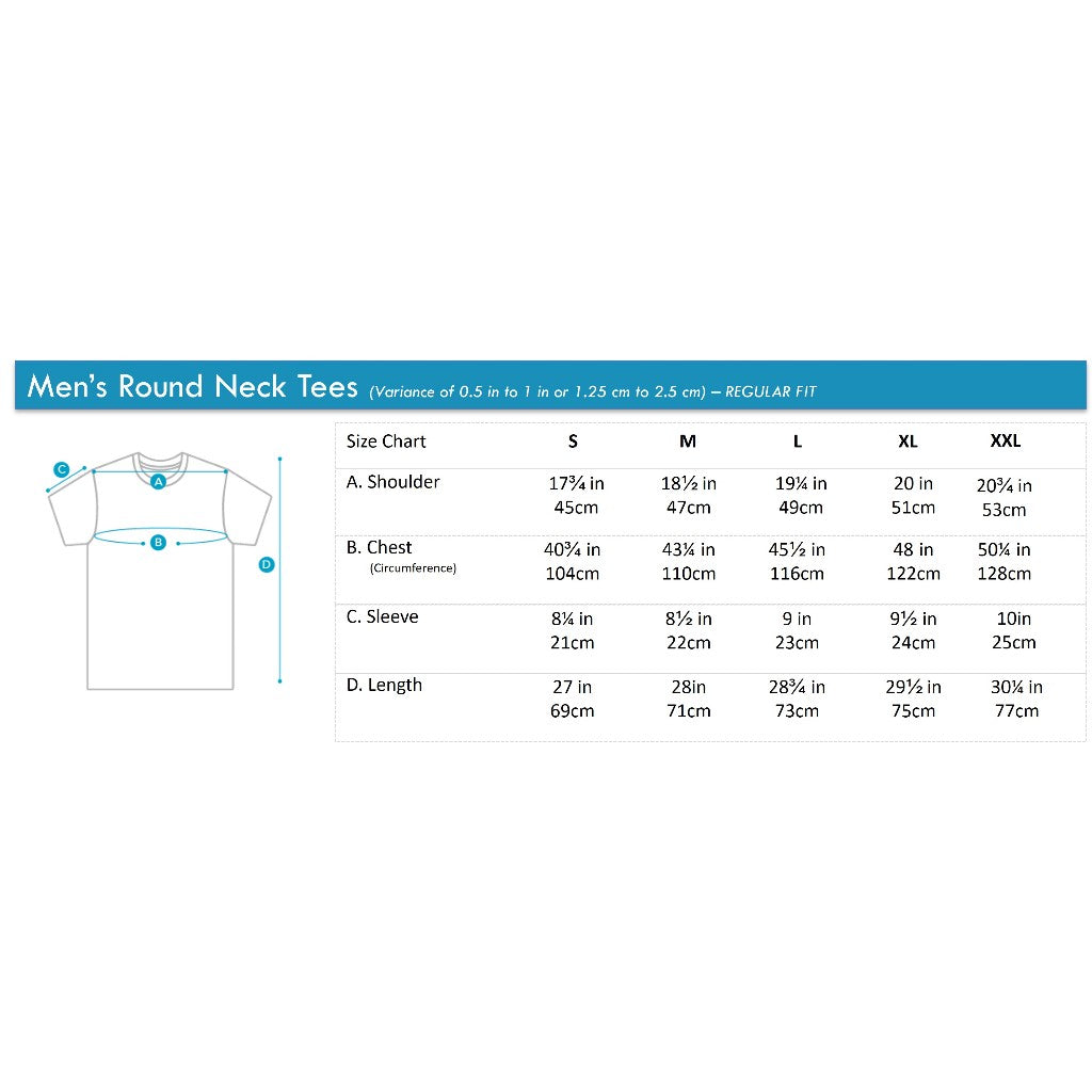Men's Round Neck Family Graphic Tee | 100% Cotton Single Jersey | HMT419125LLC