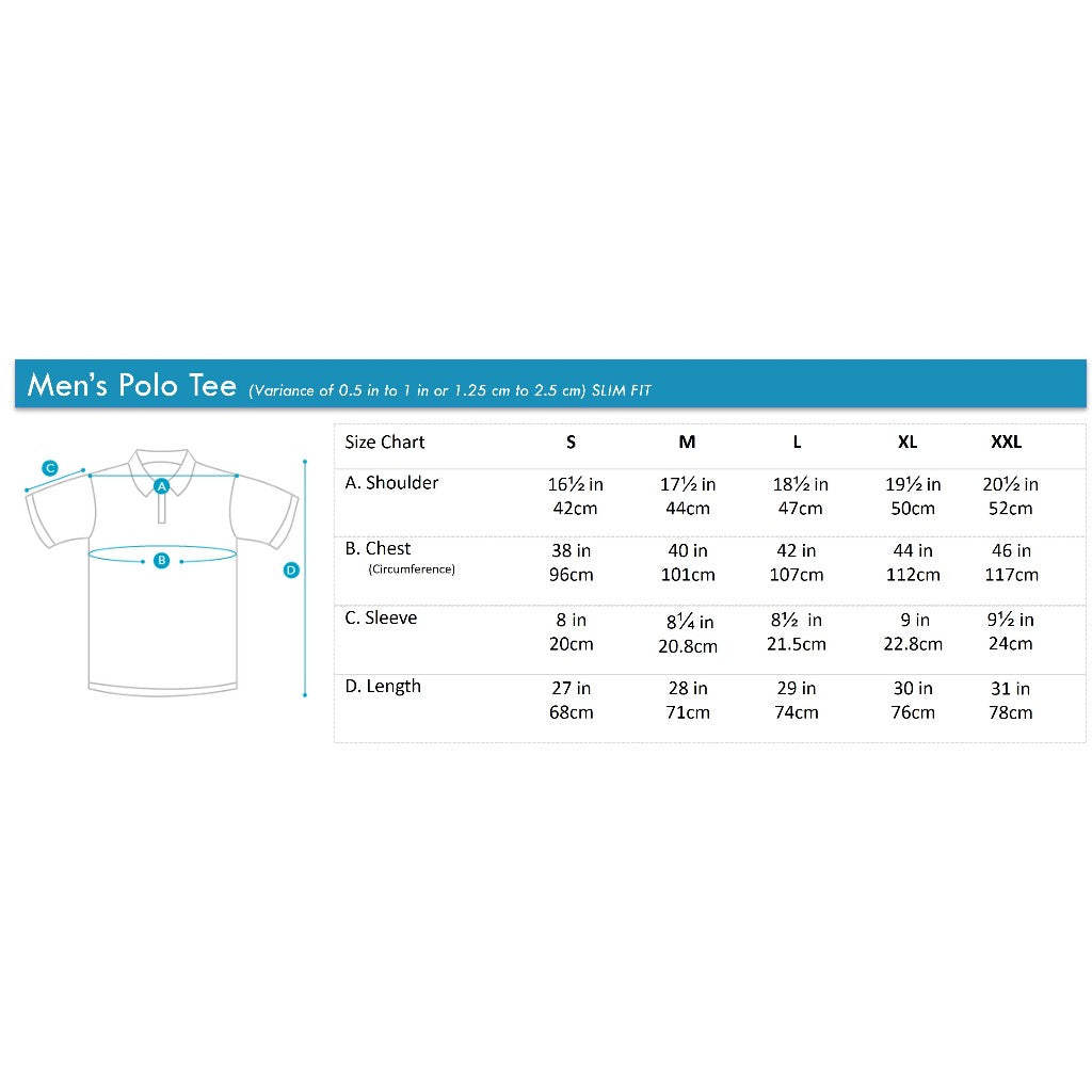 Men's Basic Active Polo | Polyester | HMP358746