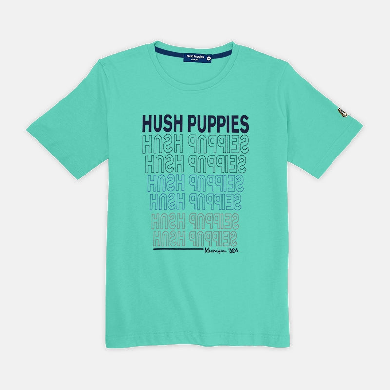 Men's Round Neck Graphic Tee | 100% Cotton | HMT368816