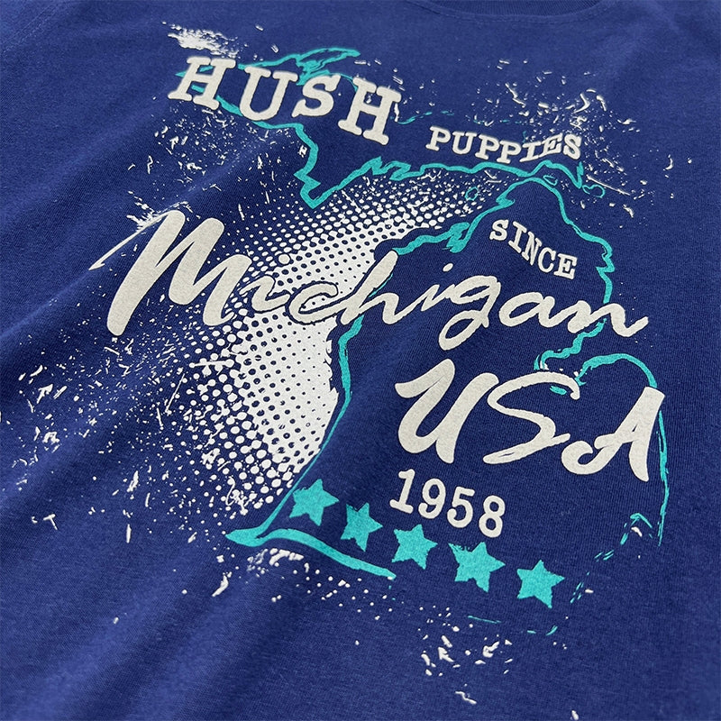 Men's Round Neck Graphic Tee | 100% Cotton | HMT368815