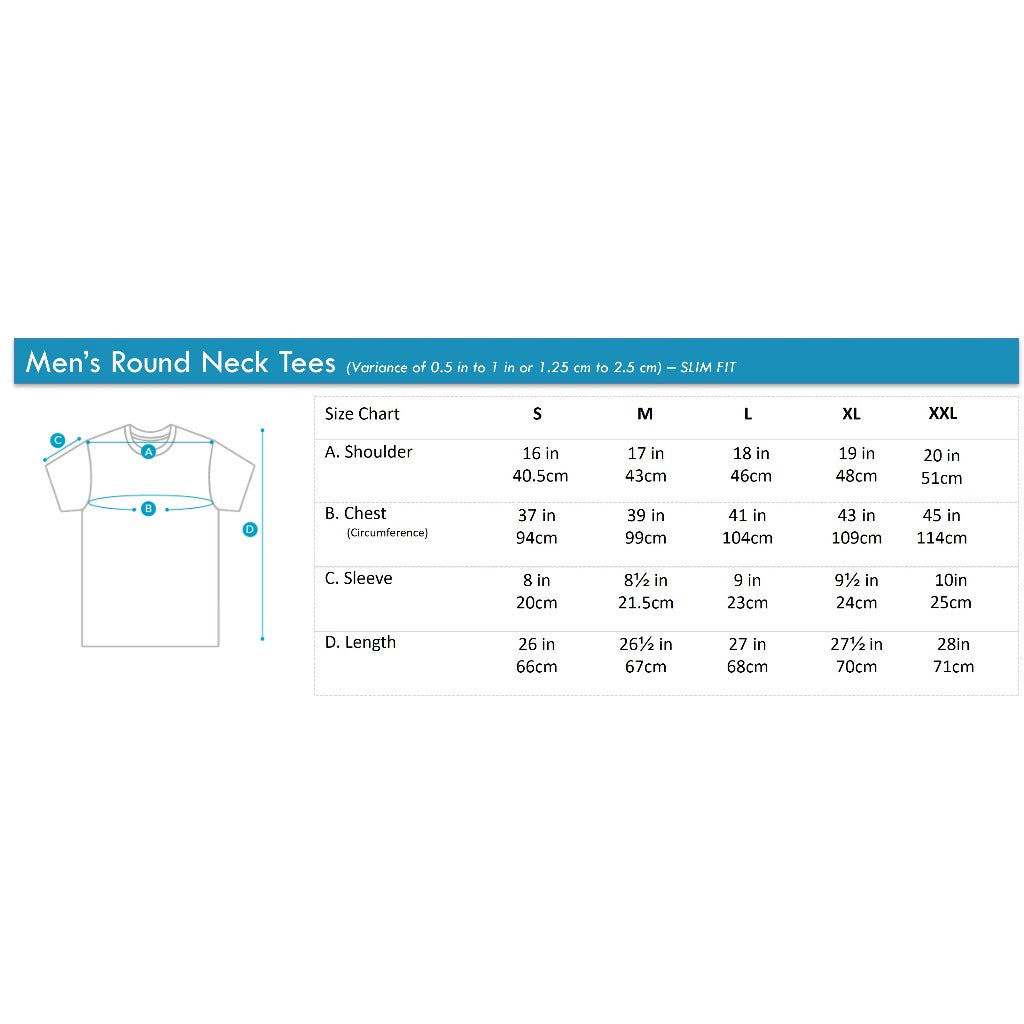 Men's Round Neck Graphic Tee | 100% Cotton | HMT368816