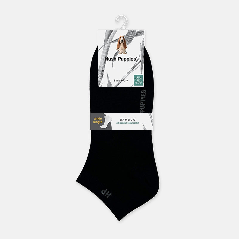 3prs Men Ankle Plain Socks | Bamboo Spandex | HMS409464