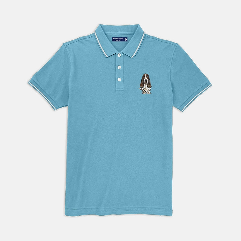 Men's Superfine Polo With Big Dog | Pique Cotton | HMP278461