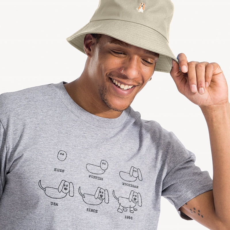 Men's Round Neck Couple Graphic Tee | 100% Cotton | HMT368800