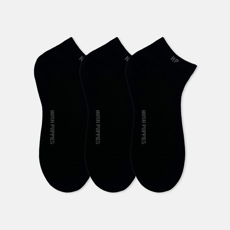 3prs Men Ankle Plain Socks | Bamboo Spandex | HMS409464