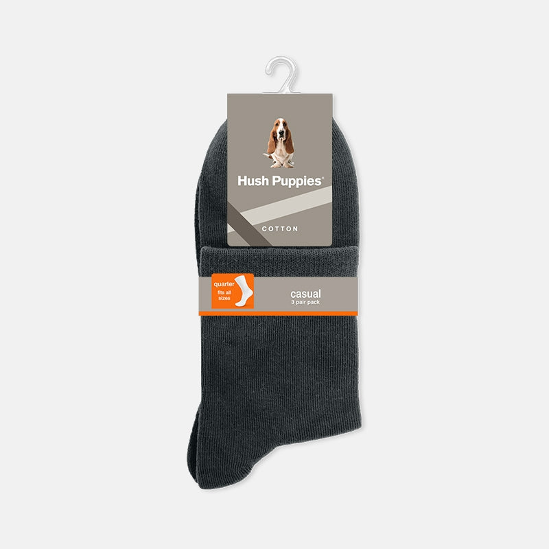 3prs Men Quarter Length Socks | Cotton Elastane | 13133236224