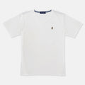 Men's V-Neck Basic Tee with Embroidery | 100% Cotton | Modern Fit | HMT409417