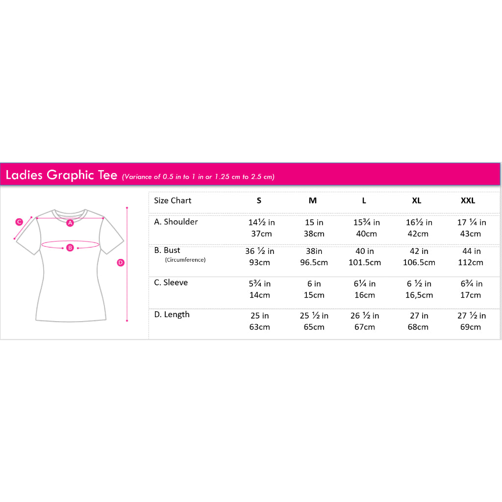 Ladies' Round Neck Couple Graphic Tee | 100% Cotton | HLT579823