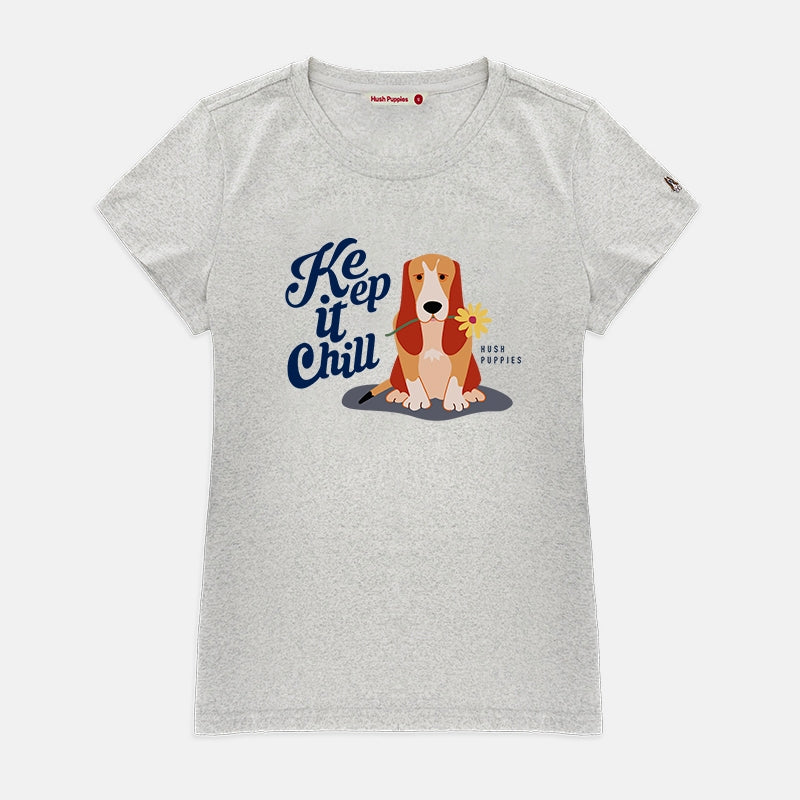 Ladies' Round Neck Couple Graphic Tee | 100% Cotton | HLT579823