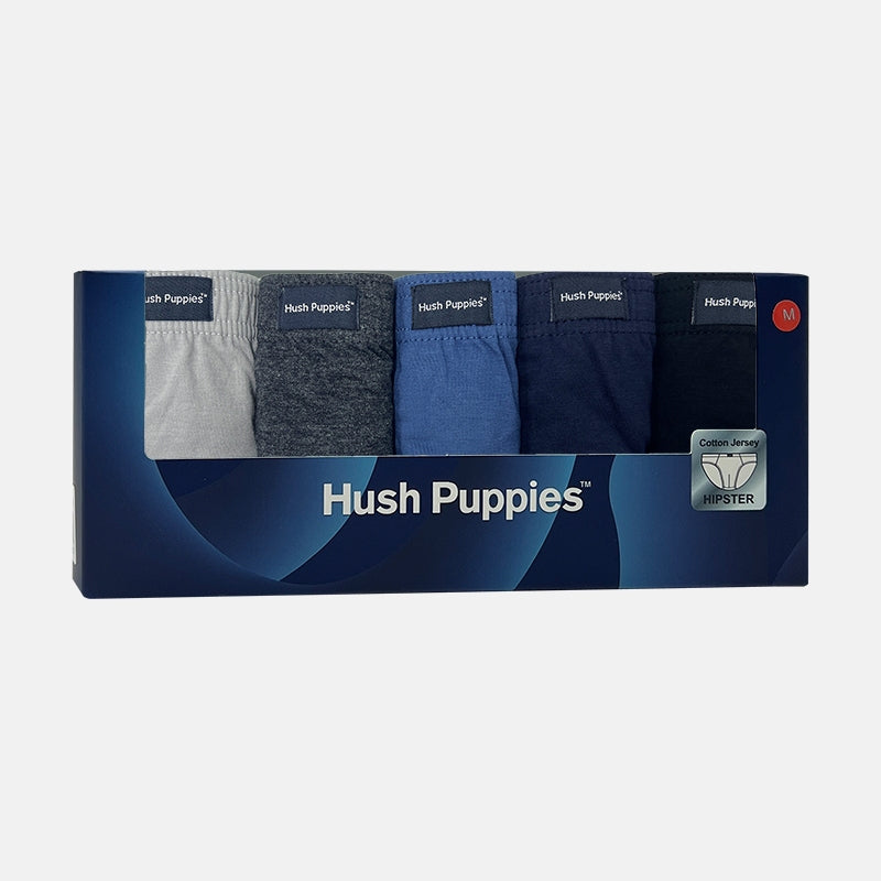 5pcs Men's Briefs | Cotton Jersey | Hipster | HMB679425