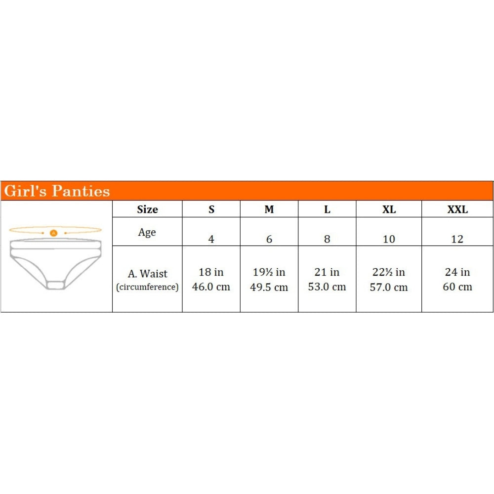 5pcs Girls' Panties | Cotton Spandex | Mini HGU278325