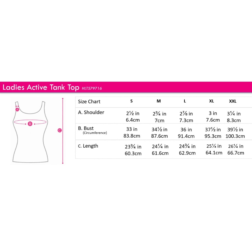Ladies Round-Neck Active Tank Top | Quick Dry | HLT579716