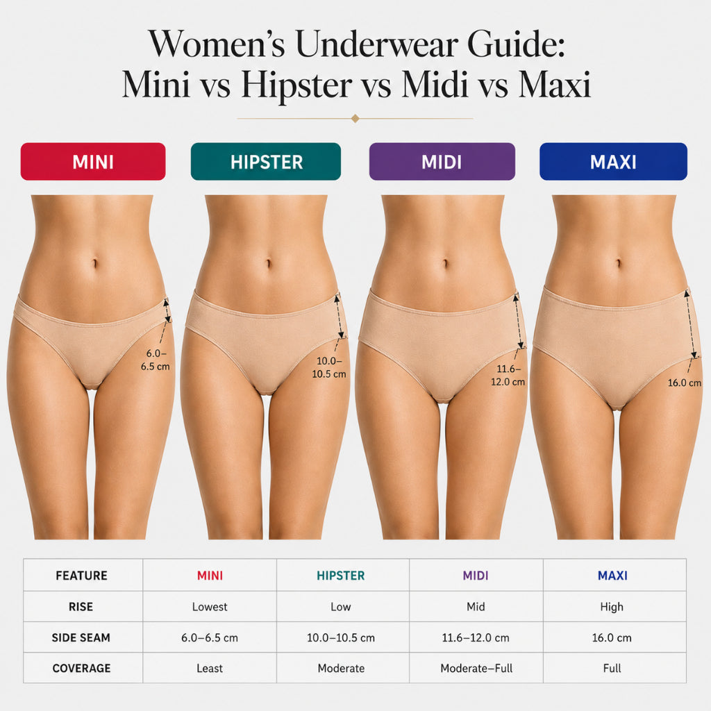 Cotton Spandex Maxi 5pcs Ladies Panties HLU479355