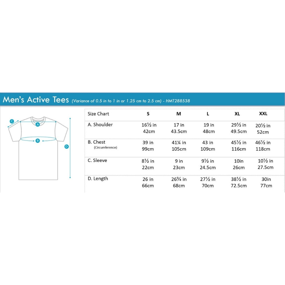 Men's Basic Round-Neck Active Tee | HMT288538
