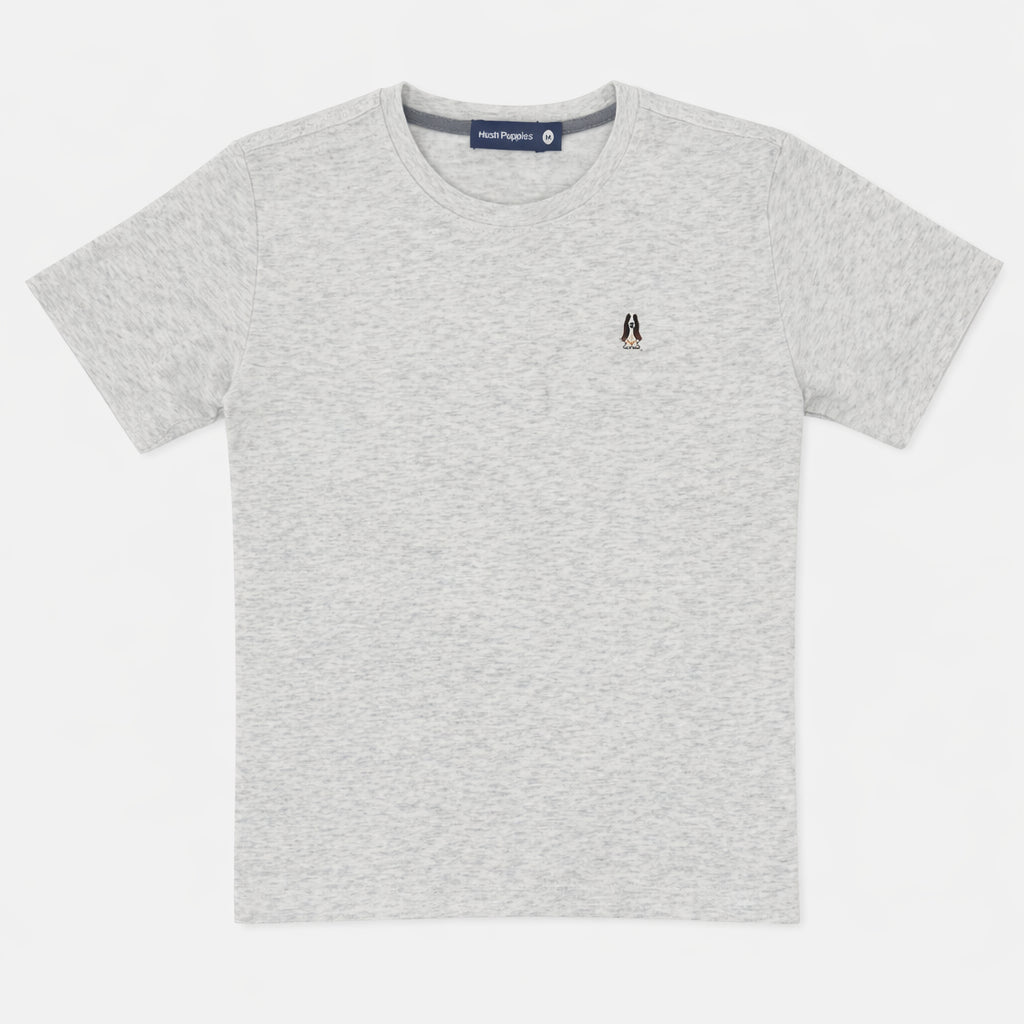 Men's Round-Neck Tee Melange | Cotton | HMT409418
